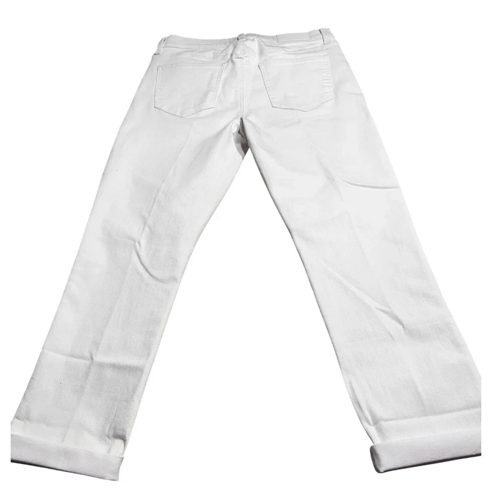 Pistola‎ Jeans Women's 29 White Straight Leg Distressed Raw Hem P6178FTN-SLO